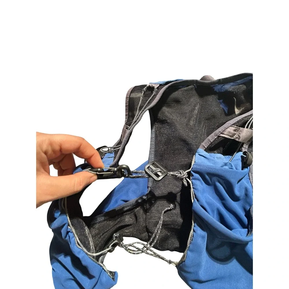 Patagonia Slope Runner Kids Blue Black Trail Running Hydration Vest Size M